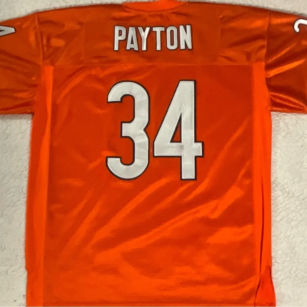 Mitchell & Ness Orange Walter Payton Athletic Jersey - Picture 5 of 15